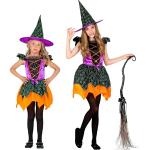 Disfraces multicolor de bruja infantiles Widmann con lentejuelas 5 años 