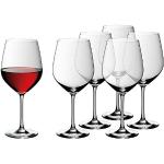 Copas de vidrio de vino modernas WMF en pack de 6 piezas 