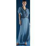 Vestidos largos azules maxi con pedrería talla XL para mujer 