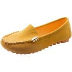 Zapatillas antideslizantes amarillas de cuero de verano con refuerzo en el talón vintage talla 42 para mujer 