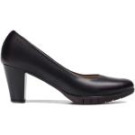 Zapatos negros de cuero de tacón Wonders talla 35 para mujer 