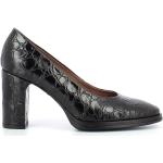 Zapatos negros de cuero de tacón Wonders talla 36 para mujer 