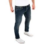Jeans stretch azul marino de algodón ancho W29 para hombre 