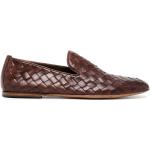 woven-leather loafers
