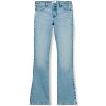 Jeans bootcut blancos de poliester ancho W42 WRANGLER para mujer 