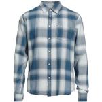 Camisas azules de algodón de manga larga manga larga con logo WRANGLER talla S para hombre 