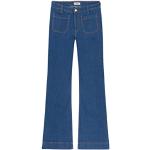 Jeans stretch azules rebajados ancho W33 vintage WRANGLER para mujer 