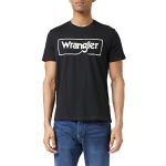 Camisetas negras de manga corta tallas grandes con logo WRANGLER talla XXL para hombre 