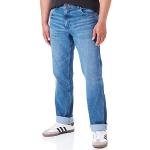 Jeans azules de algodón de cintura alta de verano ancho W33 WRANGLER Greensboro para hombre 