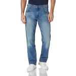 Wrangler Greensboro Jeans Straight High, Blue Fever, 30W/34L para Hombre