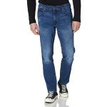 Wrangler Greensboro Jeans Straight High, Hard Edge, 34W/32L para Hombre