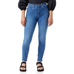 Jeans pitillos azules ancho W24 WRANGLER para mujer 