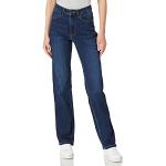 Jeans azules de poliester de cintura alta rebajados ancho W33 WRANGLER para mujer 