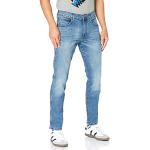 Jeans stretch azules de poliester ancho W33 WRANGLER Larston talla M para hombre 