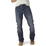 Jeans desgastados azules de cuero ancho W29 vintage desgastado WRANGLER Retro talla M para hombre 