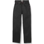 Jeans negros de corte recto ancho W29 WRANGLER para mujer 