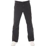 Jeans stretch negros de algodón ancho W40 con logo WRANGLER talla S para hombre 
