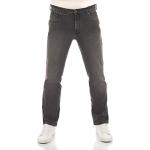 Jeans stretch grises de algodón ancho W30 con logo WRANGLER Texas para hombre 