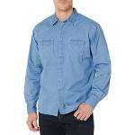 Camisas azules celeste de manga larga manga larga vintage WRANGLER Retro talla XL para hombre 