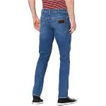 Jeans stretch azules de algodón rebajados ancho W34 informales desgastado WRANGLER Texas para hombre 