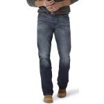 Jeans desgastados azules de piel ancho W36 vintage desgastado WRANGLER Retro talla M para hombre 