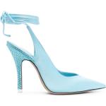 Zapatos azules celeste de piel de tacón rebajados The Attico talla 39 para mujer 