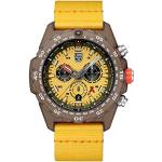 Relojes amarillos de pulsera Cronógrafo Luminox para hombre 