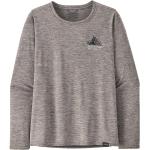 Camisetas deportivas grises de plumas de invierno Patagonia talla L de materiales sostenibles para hombre 
