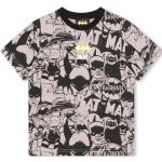 Camisetas negras de algodón de manga corta infantiles rebajadas Batman con logo DKNY 6 años 