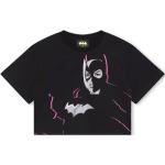 Camisetas negras de algodón de manga corta infantiles rebajadas Batman con logo DKNY 4 años 