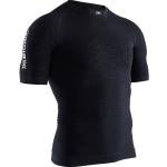 Camisetas negras de poliamida de running rebajadas X-Bionic talla XL para hombre 