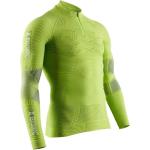 Camisetas verdes de poliamida de running rebajadas de punto X-Bionic talla M para hombre 