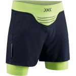 Shorts verdes de poliamida de running rebajados X-Bionic talla XL para hombre 