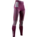 Calcetines deportivos lila rebajados de punto X-Bionic talla XL para mujer 