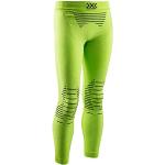 X-Bionic Invent 4.0 Pants Junior Capa De Base Pantalones Funcionales, Unisex niños, Green Lime/Black, 6/7