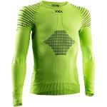 X-Bionic Invent 4.0 Shirt Round Neck Long Sleeves Junior Capa De Base Camiseta Funcional, Unisex niños, Green Lime/Black, 10/11