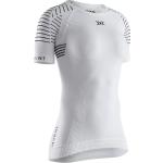 Camisetas deportivas grises de poliamida manga corta de punto X-Bionic talla L para mujer 