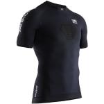 Camisetas negras de running rebajadas X-Bionic talla S para hombre 