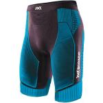 Shorts azules de poliamida de running rebajados X-Bionic talla S para hombre 