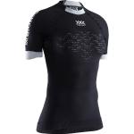 Camisetas negras de poliamida de running rebajadas X-Bionic talla S para mujer 