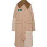 Abrigos marrones de poliester con capucha  manga larga con logo BARBOUR talla XS de materiales sostenibles para mujer 
