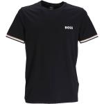 Camisetas estampada negras de poliester manga corta con cuello redondo con logo HUGO BOSS BOSS talla M de materiales sostenibles para hombre 