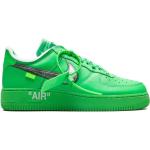 Zapatillas verdes de goma con cordones con cordones con logo Nike Air Force 1 para mujer 