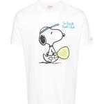 Camisetas deportivas blancas de algodón Peanuts Snoopy con logo MC2 SAINT BARTH para hombre 