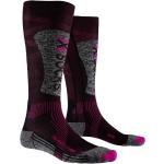 Calcetines rojos de esquí rebajados X-Socks Energizer para mujer 