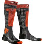 Calcetines deportivos grises de piel rebajados X-Socks Ski para hombre 