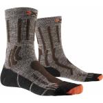 Calcetines deportivos grises de lino rebajados de punto X-Socks Trekking talla XS para hombre 