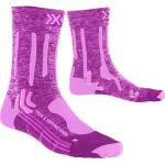 Calcetines deportivos lila de merino rebajados X-Socks para mujer 