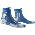 X-Socks Marathon Energy Socks, Unisex Adulto, Teal Blue/Arctic White, 45-47