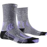 X-SOCKS Trek Retina Woman Calcetines De Senderismo Trekking Mujer Socks, Grey Multi Melange/Dust, 35/36